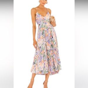 COPY - ASTR Blythe Dress in Coral Multi